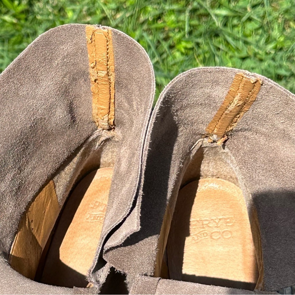 Frye & Co. Suede Leather Slouch Mid-Calf Boots - Picture 4 of 4